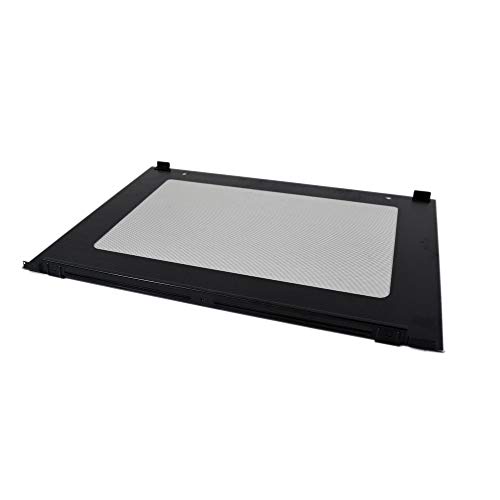 Whirlpool W10535776 Range Oven Door Outer Panel (Black) Genuine Original Equipment Manufacturer (OEM) Part Black