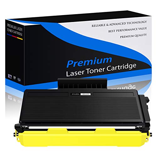 KCMYTONER High Yield Compatible Toner Cartridge Replacement for Brother TN580 TN550 TN650 TN620 Work with HL-5370DW HL-5340D DCP-8060 DCP-8065DN HL-5240 HL-5250DN MFC-8660DN - Black 1 Pack