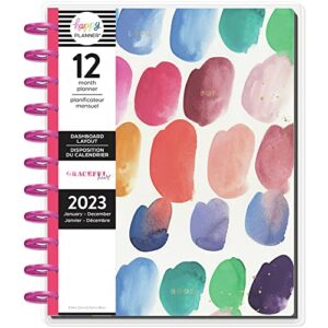 Happy Planner Weekly/Monthly Planner, 8-1/2" x 11", GracePlace Art, January To December 2023, PPBD12-098