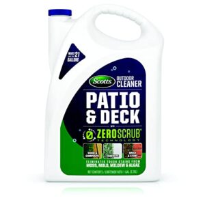 scotts outdoor cleaner patio and deck with zeroscrub technology concentrate 1 gal.
