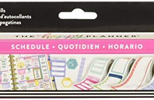 Me & My Big Ideas Scheduling Happy Planner Sticker Roll, Multicolor