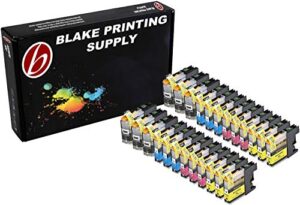 24 pack compatible with brother lc101 , lc103 6 black, 6 cyan, 6 magenta, 6 yellow for use with brother dcp-j152w, mfc-j245, mfc-j285dw, mfc-j4310dw, mfc-j4410dw, mfc-j450dw, mfc-j4510dw, mfc-j4610dw, mfc-j470dw, mfc-j4710dw, mfc-j475dw, mfc-j650dw, mfc-j