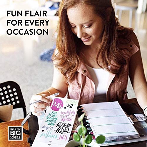 me & my BIG ideas mambiChips Chipboard Stickers - Scrapbooking Supplies - Tourist Theme - Black, White & Multi-Color - Great for Projects, Scrapbooks & Albums - 5 Sheets, 100 Stickers Total