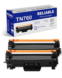 tn-760 tn-730 toner cartridges for toner brother tn730 tn760 compatible for brother mfc-l2710dw hl-l2395dw dcp-l2550dw hl-l2370dw mfc-l2750dw hl-l2390dw hl-l2350dw printer(2 black)