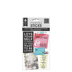 me & my big ideas pps-37 pocket pages stickers 6 sheets/pkg-love yourself