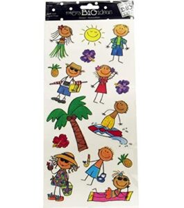 me & my big ideas tropical kids stickers
