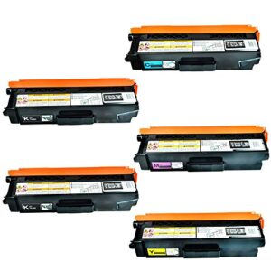 speedy toner compatible toner cartridges replacement for brother tn331/tn336 set use for hl-8250cdn, 8350cdw, 8350cdwt, mfc-l8600cdw, l8850cdw printers- (5 pack)