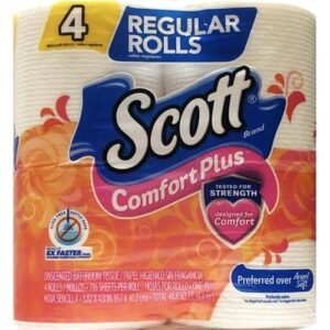 scott toilet paper 4 count (pack of 1)