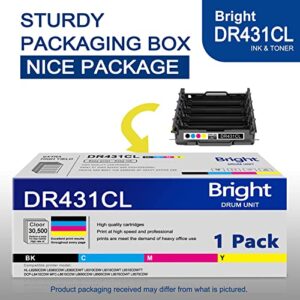 pgisoxt 1-Pack Color High Yield DR-431CL Drum Unit: Compatible DR431CL Drum Unit (Toner Not Include) Replacement for Brother HL-L8260CDW L8360CDW L8360CDWT L9310CDW L9310CDWTT Printer Drum Unit