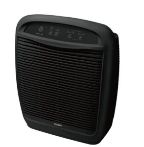 whirlpool wp500b wp500 whispure air purifier – 490 sq ft filtration with true hepa and carbon pre-filter 8171434k, 1183054k. compact odor allergen eliminator (wp500b-slate, large, slate black