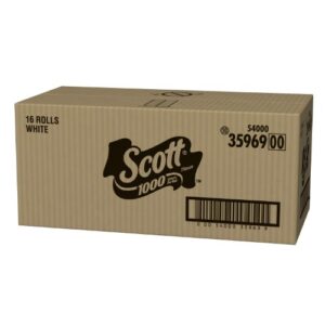 Scott 1000 Bath Tissue, 1000 Sheet Rolls (16 Rolls)