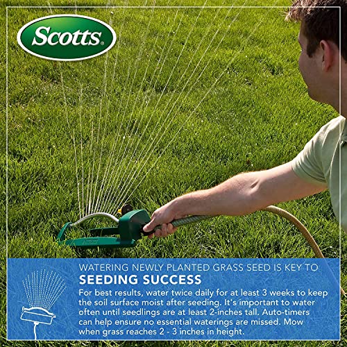 Scotts EZ Seed Patch and Repair Sun and Shade - 25 LB, Combination Mulch, Seed, and Fertilizer, Repairs Bare Spots, Includes Tackifier to Reduce Seed Wash-Away, Seeds up to 556 sq. ft.