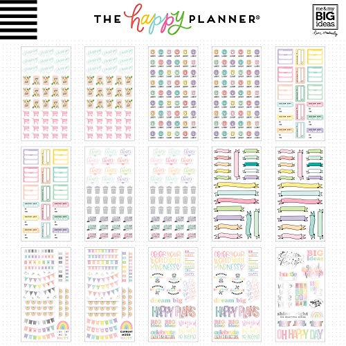 ME & MY BIG IDEAS Happy Planner STCKRS, Pastels, 2956/Pkg