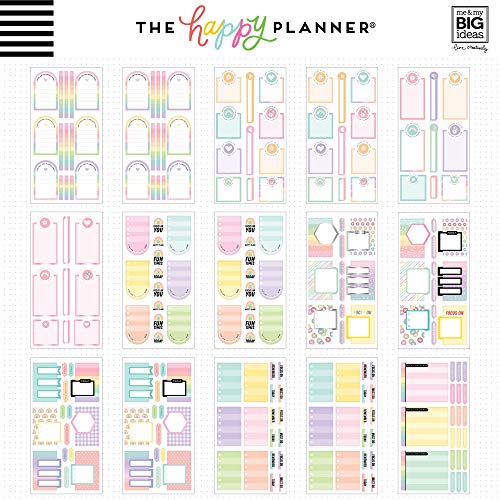 ME & MY BIG IDEAS Happy Planner STCKRS, Pastels, 2956/Pkg