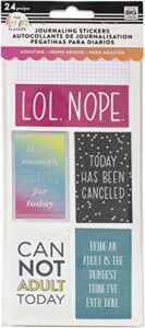 me & my big ideas the happy planner – classic adulting flip sticker, multi