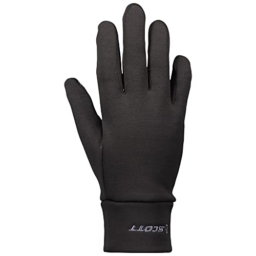 SCOTT Fleece Liner Snow Gloves (Black, Large) 2022/23