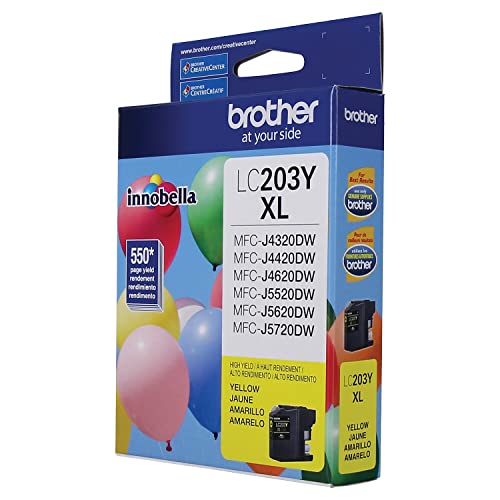 Brother 1106362 Lc 203 Yellow Ink Cartridge High Yield (Lc203ys)