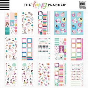 me & my BIG ideas Sticker Value Pack for Classic Planner - The Happy Planner Scrapbooking Supplies - Squad Goals Theme - Multi-Color & Gold Foil - For Projects & Albums - 30 Sheets, 819 Stickers