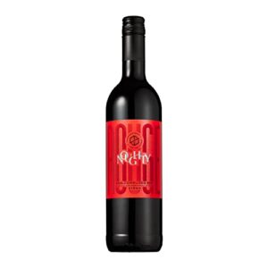 thomson & scott noughty alcohol-free rouge, dealcoholized red wine from south africa, 750 ml