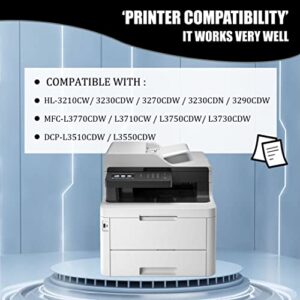 MSOTFUN TN-223 TN223 Toner Cartridge Standard Yield Black, Replacement for Brother TN-223 Toner for HL-3210CW DCP-L3510CDW MFC-L3770CDW Ink Printer, TN223 1 Pack