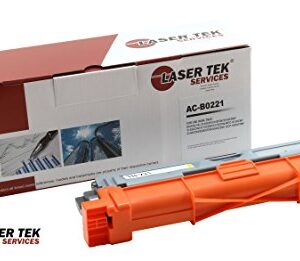 Laser Tek Services Compatible Toner Cartridge Replacement for Brother TN-221 Works with Brother HL3140CW 3142CW, MFC9130CW, DCP9020CDW Printers (Black, Cyan, Magenta, Yellow, 4 Pack)