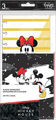 Me & My Big Ideas Disney Envelope 3 Pack MIN, Mickey + Minnie