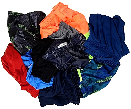 Andrew Scott Boys Performance Basketball Sport Gym Shorts - Assorted Multi Packs