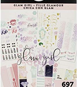 ME & MY BIG IDEAS Happy Planner STCKRS, Glam Girl, 697/Pkg