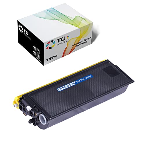 TG Imaging 1-Pack Compatinle Replacement for Brother TN570 Toner Cartridge TN-570 (TN 570, 1xBlack) for use in DCP-8020 DCP-8025D DCP-8040 DCP-8045D DCP-8045DN HL-1650 HL-1650N Printer