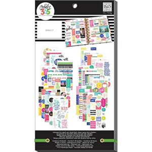 me & my BIG ideas Sticker Value Pack for Classic Planner - The Happy Planner Scrapbooking Supplies - Faith Theme - Multi-Color & Gold Foil - Great for Projects & Albums - 30 Sheets, 621 Stickers