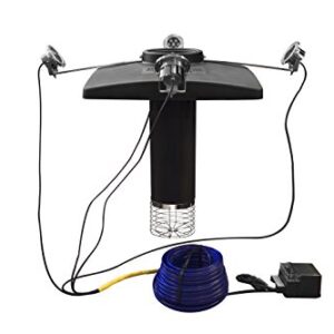 Scott Aerator Night Glo Residential Outdoor Fountain LED Light Set for Scott Aerator Fountains and Display Aerators | Set of 4 Warm White Light Kits with Accessories | Outdoor Efficient Pond Lights