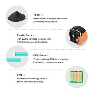 ICOMJET Compatible Toner Cartridge Replacement for Brother TN760 TN-760 TN730 Work for Brother HL-L2350DW HL-L2370DW MFC-L2730DW HL-L2390DW HL-L2395DW DCP-L2550DW MFC-L2710DW MFC-L2750DW (4BLACK)