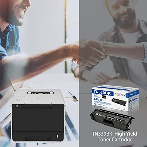 Compatible 1-Black TN339 TN-339 TN339BK Toner Cartridge Replacement for Brother TN 339 HL-L8350CDW HL-L8250CDN HL-L8350CDWT MFC-L8850CDW MFC-L8600CDW Printer Cartridge