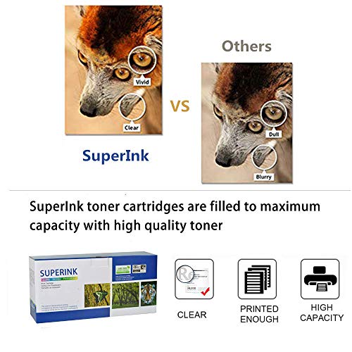 USUPERINK Compatible Toner Cartridge Replacement for Brother TN227 TN-227 TN-227BK TN223 TN223BK to use with HL-L3230CDN HL-L3290CDW DCP-L3550CDW MFC-L3770CDW HL-L3210CW Printer (2 Pack, Black)