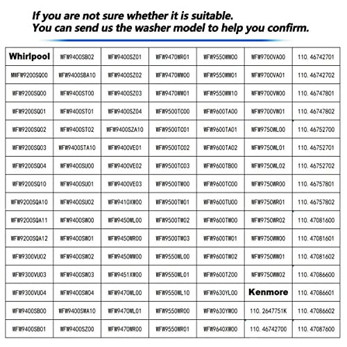 Upgrade 8183202 WP8183202 Washer Door Hinge(OEM), Compatible with Whirl-Pool Duet Washer Door Hinge, WFW9500TC01 WFW9200SQA WFW9200SQA12 WFW9450WW00 MHWE300VF00 MHWE300VW11 WFW9400SW02 WFW9400SW04