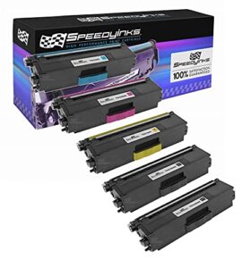 speedy inks compatible toner cartridge replacement for brother tn336 (2 black, 1 cyan, 1 magenta, 1 yellow, 5-pack)