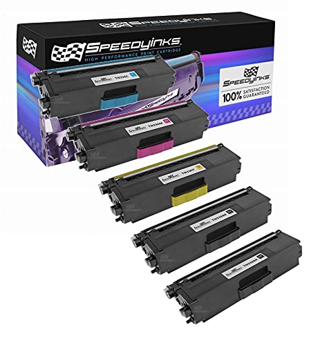 Speedy Inks Compatible Toner Cartridge Replacement for Brother TN336 (2 Black, 1 Cyan, 1 Magenta, 1 Yellow, 5-Pack)