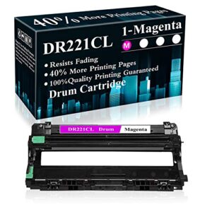 1 magenta dr221cl drum unit replacement for brother hl-3140cw 3150cdn 3170cdw 3180cdw 9130cw 9140cdn 9330cdw 9340cdw 9015cdw 9020cdn printer,sold by topink