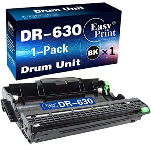 compatible dr-630 dr630 drum unit (1 black) used for brother hl-l2300d hl-l2320d hl-l2340dw hl-l2360dw hl-l2380dw mfc-l2740dw mfc-l2720dw mfc-l2700dw dcp-l2540dw l2520dw printer, by easyprint