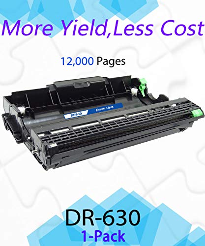 Compatible DR-630 DR630 Drum Unit (1 Black) Used for Brother HL-L2300D HL-L2320D HL-L2340DW HL-L2360DW HL-L2380DW MFC-L2740DW MFC-L2720DW MFC-L2700DW DCP-L2540DW L2520DW Printer, by EasyPrint