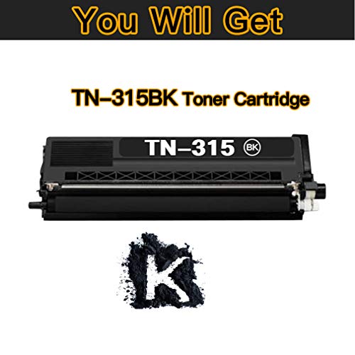 Etechwork Compatible Toner Cartridge Replacement for Brother TN315 TN315BK TN-315BK TN310BK TN-310BK Toners use with Brother HL-4150CDN HL-4570CDW HL-L4570CDWT MFC-9460CDN MFC-9970CDW Printer (Black)