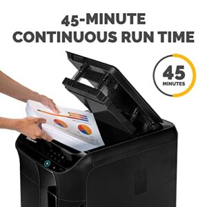 Fellowes AutoMax 350C Cross-Cut Commercial Office Auto Feed 2-in-1 Paper Shredder with 350 Sheet Capacity (4694001)