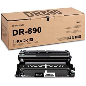uotyue dr890 high yield black drum unit compatible 1-pack dr-890 drum replacement for brother dr890 dr 890 hl-l6250dw hl-l6400dw hl-l6400dwt mfc-l6750dw mfc-l6900dw printer