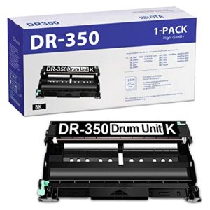 DR-350 DR350 Drum Unit Black Compatible Replacement for Brother DR350 Drum DCP-7010 IntelliFax-2820 2910 MFC-7220 7225 7820 HL-2040 2040N 2070N Series Printer - Toner Not Include