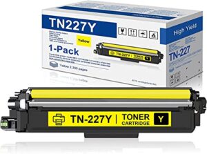 gratlov 1-yellow tn227 tn-227 tn227y toner cartridge replacement for brother tn-227y hl-l3230cdw hl-l3270cdw mfc-l3710cw dcp-l3510cdw
