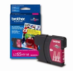 brother lc65hym (lc-65hym) innobella high-yield ink, 750 page-yield, magenta