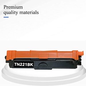 (2 Pack) TN221 Compatible TN-221BK Black Toner Cartridge Replacement for Brother HL-3140CW HL-3150CDN HL-3170CDW HL-3180CDW Printer Toner.