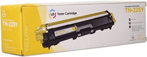 ld compatible toner cartridge replacement for brother tn225 tn225y (yellow)