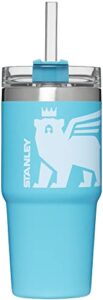 stanley adventure quencher travel tumbler for kids (8 and above), 14oz, stan the bear stainless steel insulated tumbler with lid and straw