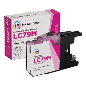 ld compatible ink cartridge replacement for brother lc79m extra high yield (magenta)